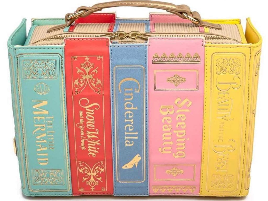 loungefly disney princess books purse